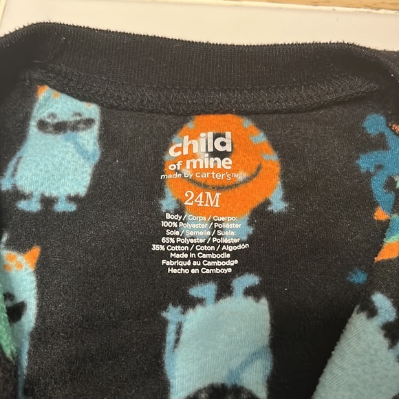 Child of mine by Carters, 24 months, monster sleeper - Picture 2 of 3